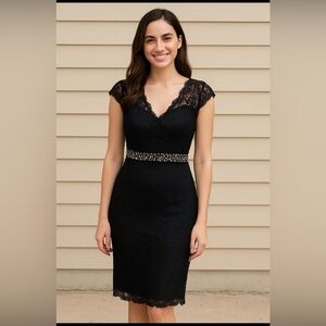 Jump Black Lace Dress
